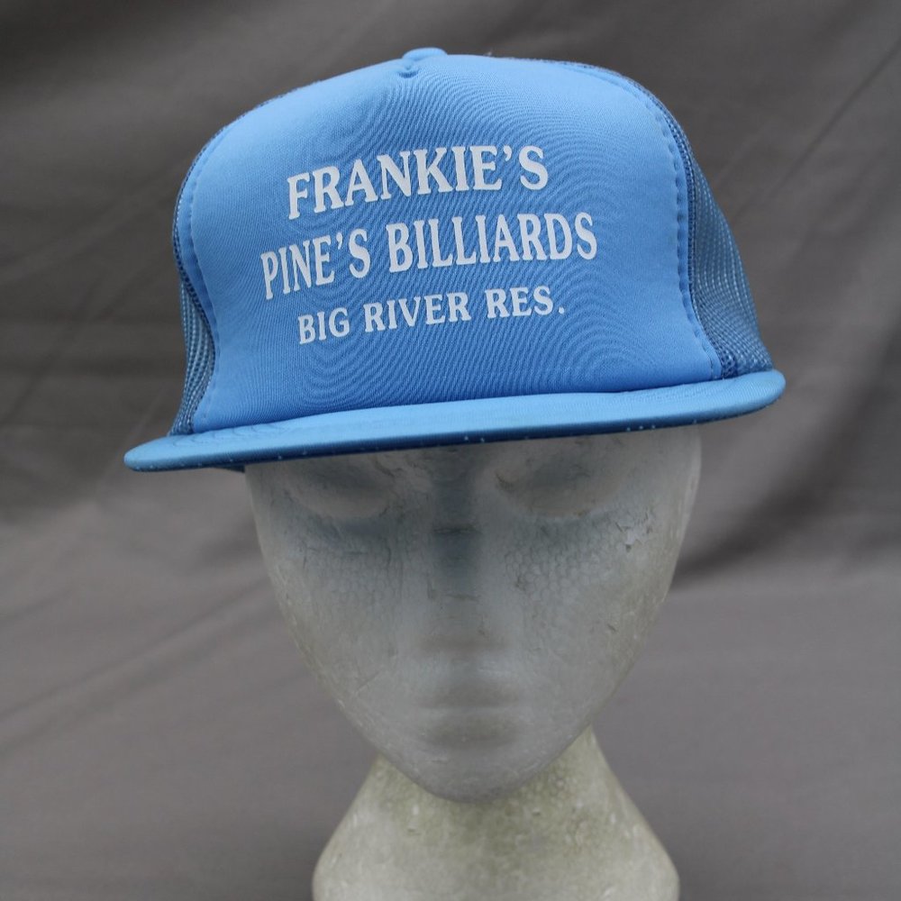 Vintage Trucker Hat - Frankie's Pines Billards - Adult Snapback